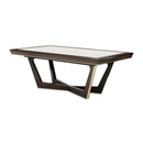AICO Belmont Place Rectangular Dining Table in Espresso