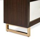 AICO Belmont Place Media Cabinet in Espresso