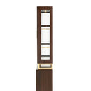 AICO Belmont Place Display Cabinet in Espresso