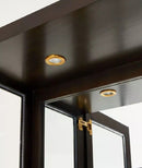AICO Belmont Place Display Cabinet in Espresso
