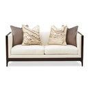 AICO Furniture Belmont Place Loveseat in Espresso