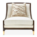 AICO Furniture Belmont Place Accent Chair in Espresso