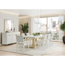 AICO Furniture Palm Gate Sideboard in Cloud White