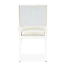 AICO Furniture Palm Gate Side Chair (Set of 2) in Cloud White