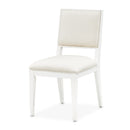AICO Furniture Palm Gate Side Chair (Set of 2) in Cloud White