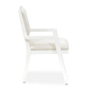 AICO Furniture Palm Gate Arm Chair (Set of 2) in Cloud White