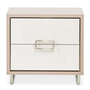 AICO Furniture Palm Gate Nightstand in Clay