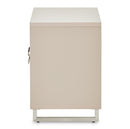 AICO Furniture Palm Gate Nightstand in Clay