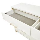 AICO Furniture Palm Gate Dresser in Cloud White
