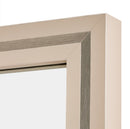AICO Furniture Palm Gate Mirror in Clay