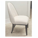 AICO Furniture Tuxedo Side Chair (Set of 2) in Piano Keyboard image