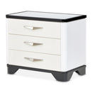 AICO Furniture Tuxedo Large Nightstand in Piano Keyboard image