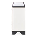 AICO Furniture Tuxedo Dresser in Piano Keyboard