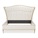 AICO Furniture St.Charles Queen Upholstered Bed in Dove Gray