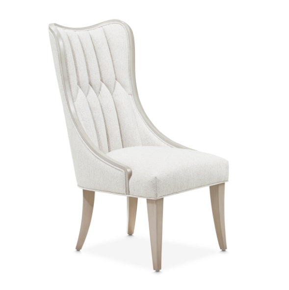 AICO Furniture St. Charles Dining Side Chair (Set of 2) in Dove Gray