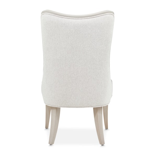 AICO Furniture St. Charles Dining Side Chair (Set of 2) in Dove Gray