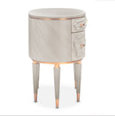 AICO Furniture St.Charles Vanity Desk in Dove Gray