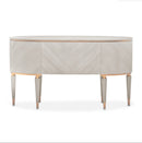AICO Furniture St.Charles Vanity Desk in Dove Gray