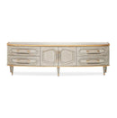 AICO Furniture St.Charles Media Cabinet in Dove Gray