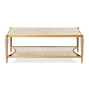 AICO Furniture St.Charles Rectangular Cocktail Table in Dove Gray