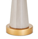 AICO Furniture St.Charles Chairside Table in Dove Gray