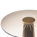 AICO Furniture St.Charles Chairside Table in Dove Gray