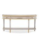 AICO Furniture St.Charles Console Table in Dove Gray