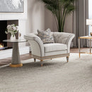 AICO Furniture St.Charles Matching Chair in Dove Gray