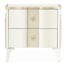 AICO Furniture La Marisia Nightstand in Creamy Pearl
