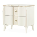 AICO Furniture La Marisia Nightstand in Creamy Pearl