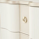 AICO Furniture La Marisia Nightstand in Creamy Pearl