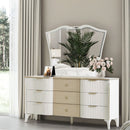 AICO Furniture La Marisia Dresser in Creamy Pearl