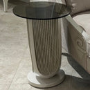 AICO Furniture La Marisia Accent Table in Creamy Pearl image