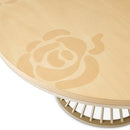 AICO Furniture Camellia Field Round Dining Table in Caramel