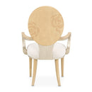 AICO Furniture Camellia Field Arm Chair (Set of 2) in Caramel