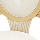 AICO Furniture Camellia Field Arm Chair (Set of 2) in Caramel