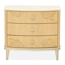 AICO Furniture Camellia Field Nightstand in Caramel