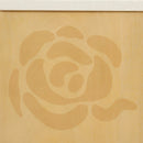 AICO Furniture Camellia Field Nightstand in Caramel