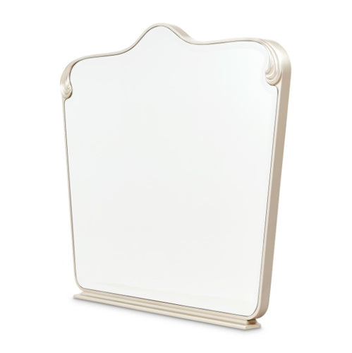 AICO Furniture Camellia Field Dresser Mirror in Caramel