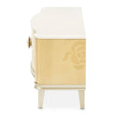 AICO Furniture Camellia Field Media Cabinet in Caramel