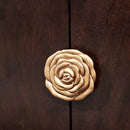 AICO Furniture Camellia Field Media Cabinet in Warm Pecan