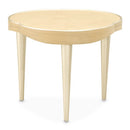 AICO Furniture Camellia Field End Table in Caramel