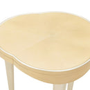 AICO Furniture Camellia Field Chairside Table in Caramel