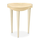 AICO Furniture Camellia Field Chairside Table in Caramel
