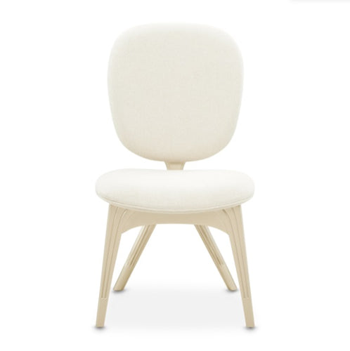 AICO Furniture Camellia Field Vanity Chair in Caramel