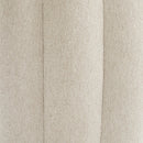 AICO Furniture Camellia Field Round Bench in Warm Pecan