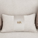 AICO Furniture Camellia Field Sofa in Warm Pecan