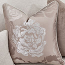 AICO Furniture Camellia Field Sofa in Warm Pecan