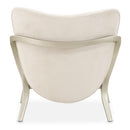 AICO Furniture Camellia Field Accent Chair Ivory in Caramel