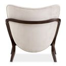 AICO Furniture Camellia Field Accent Chair Porchini in Warm Pecan